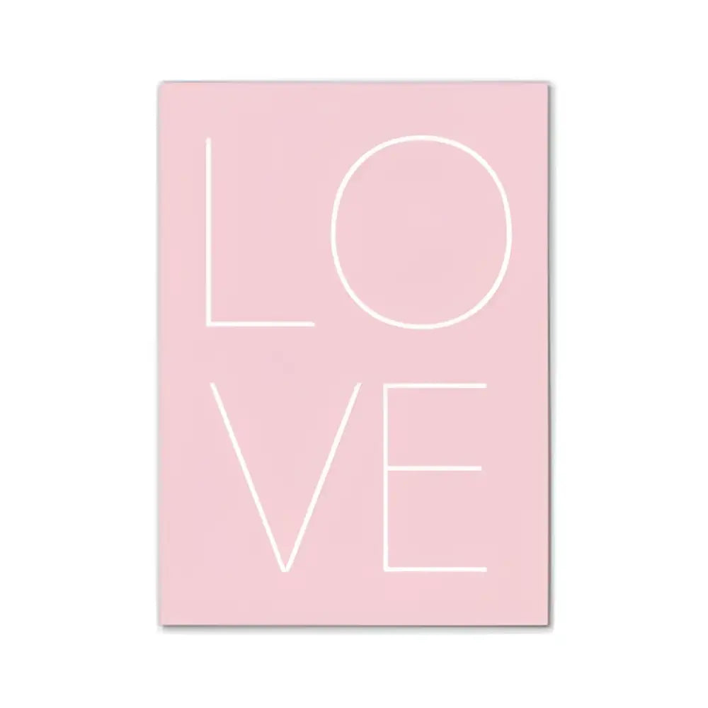 DecorBites™ Modern Pink Aesthetic Wall Art Prints