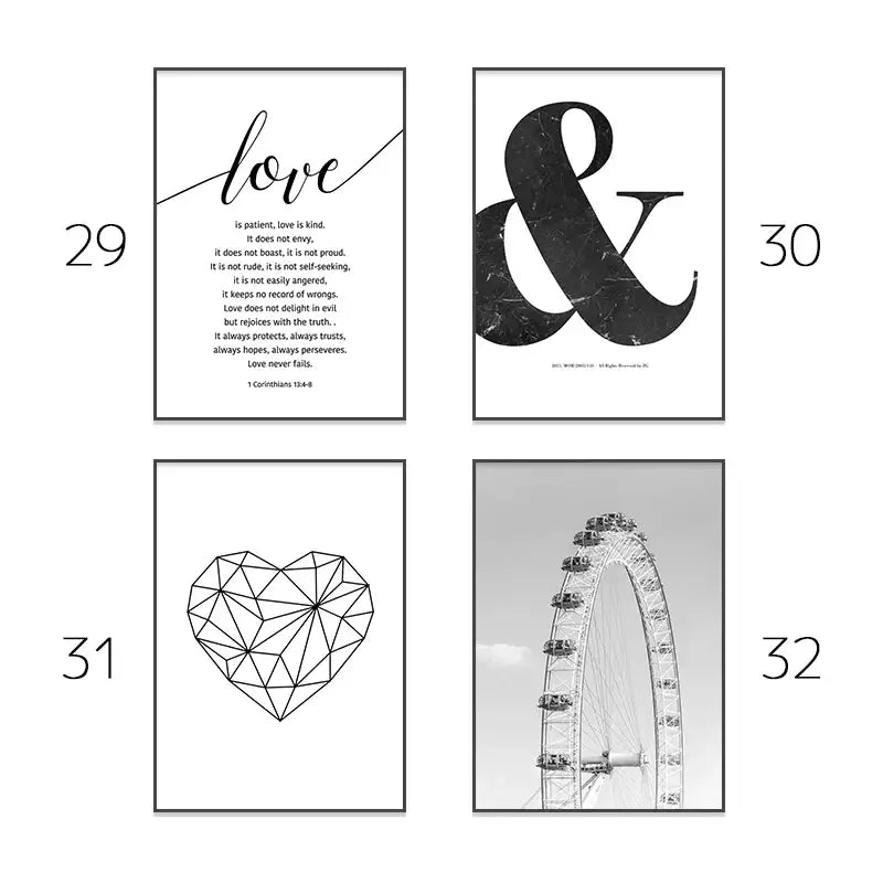 DecorBites™ Modern Pink Aesthetic Wall Art Prints