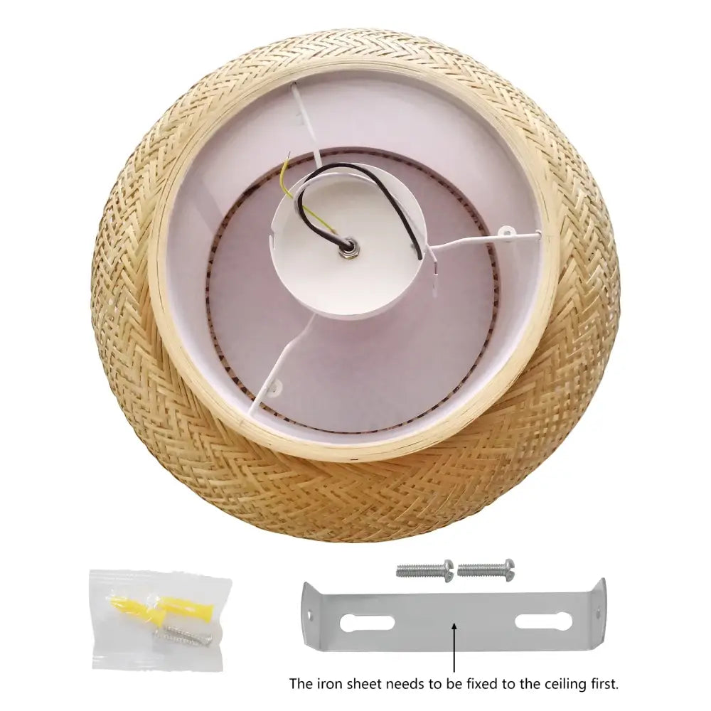 DecorBites™ Modern Rattan Pendant Light - LED Ceiling Fan