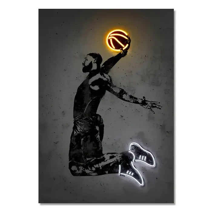DecorBites™ Modern Sports Stars Wall Art Poster