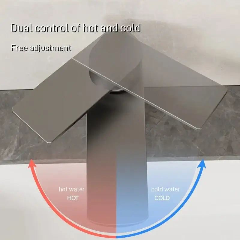 DecorBites™ Modern Stainless Steel Bathroom Sink Faucet