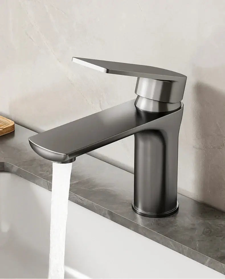 DecorBites™ Modern Stainless Steel Bathroom Sink Faucet