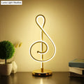 DecorBites™ Modern Twist LED Lamp: Aluminum Night Table Light for Living Room, with Power Switch
