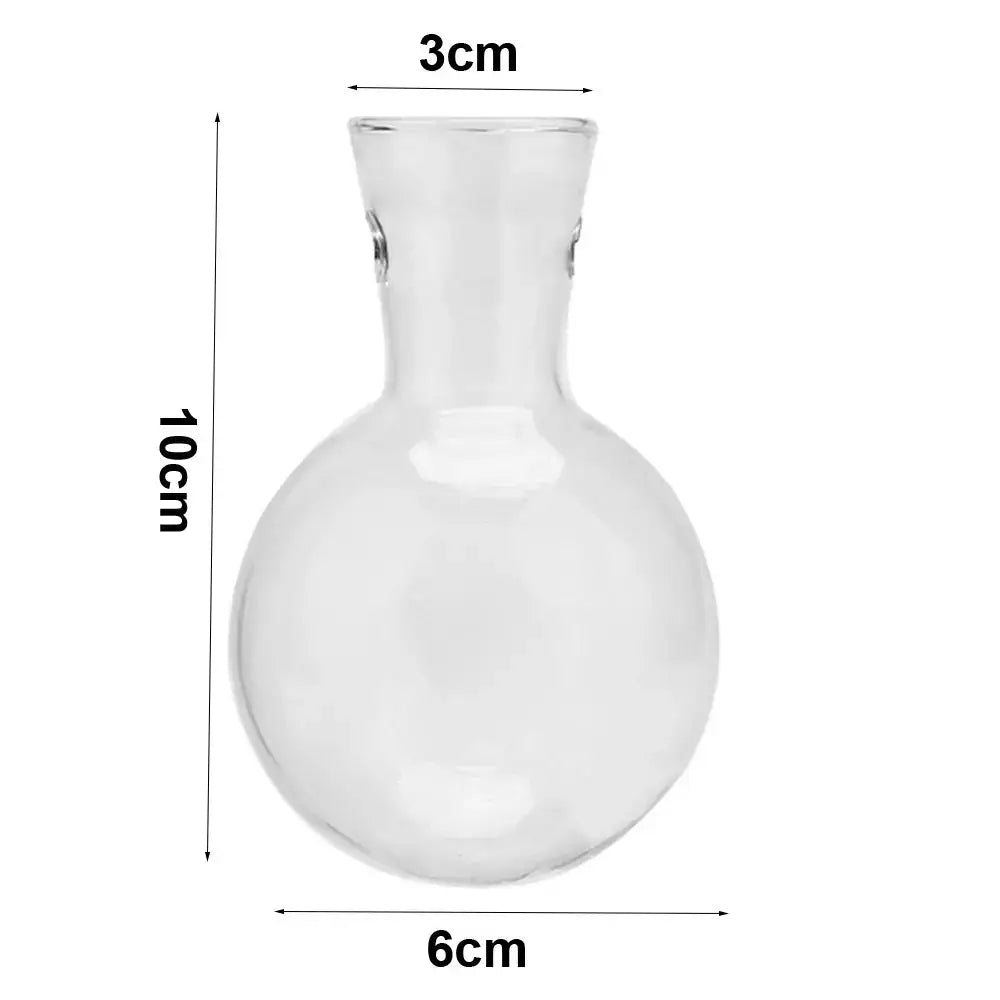 DecorBites™ Modern Wooden Frame Glass Vase Terrarium