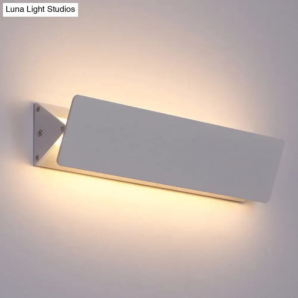 DecorBites™ Modernism Style Linear Wall Sconce - Aluminum LED Wall Lamp in White - 7"/14" Wide