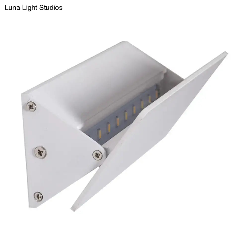 DecorBites™ Modernism Style Linear Wall Sconce - Aluminum LED Wall Lamp in White - 7"/14" Wide