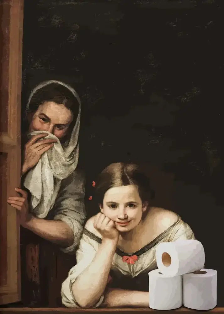 DecorBites™ Mona Lisa Bathroom Wall Art Decor