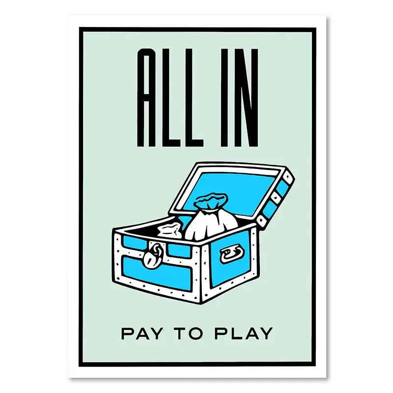 DecorBites™ Monopoly Millionaire Canvas Wall Art