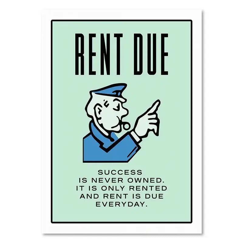 DecorBites™ Monopoly Millionaire Canvas Wall Art