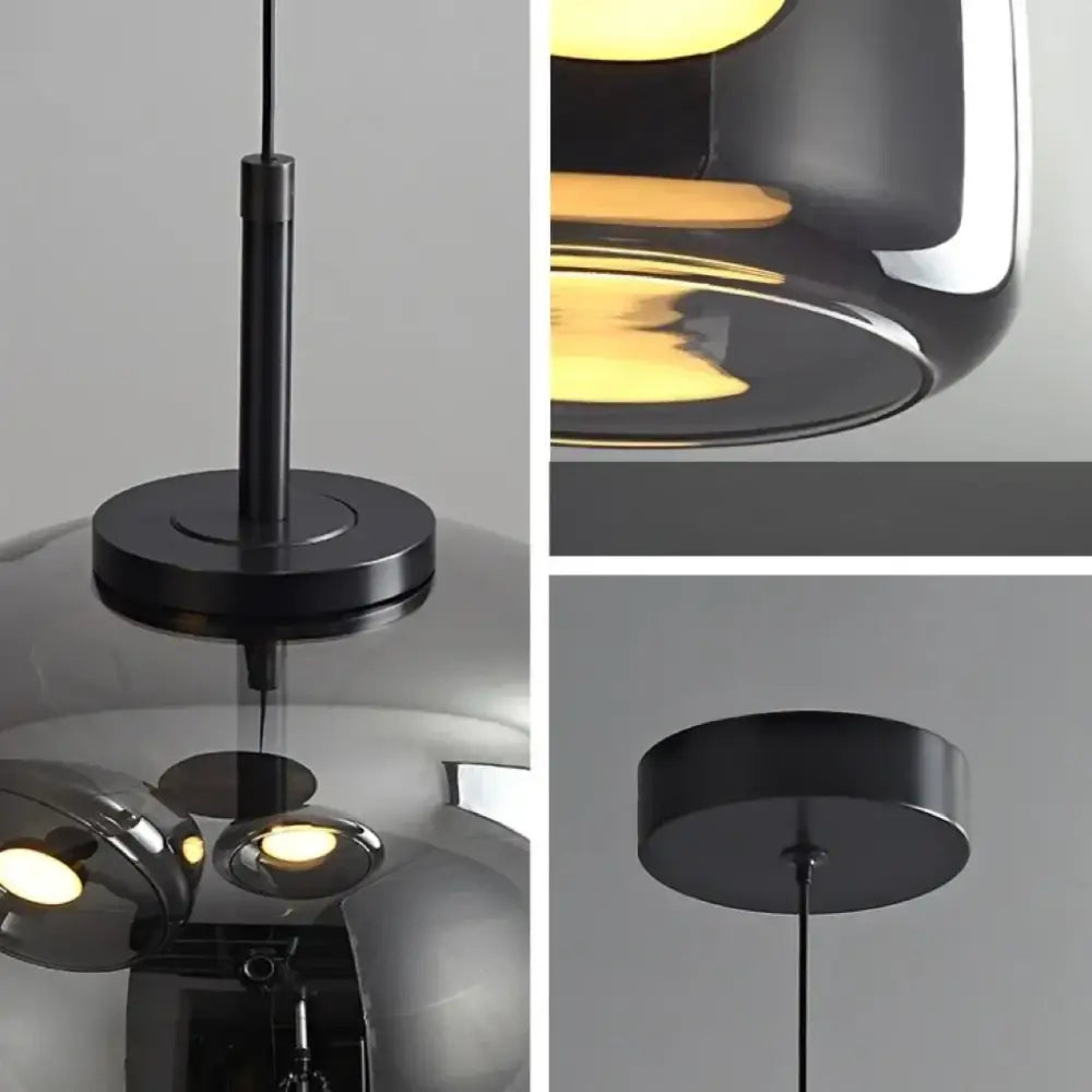 DecorBites™ Moroccan Amber Modern Nordic Pendant Light