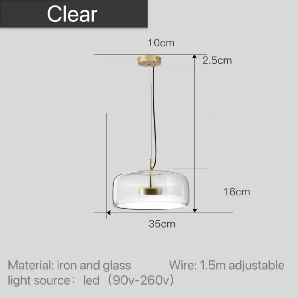 DecorBites™ Moroccan Amber Modern Nordic Pendant Light