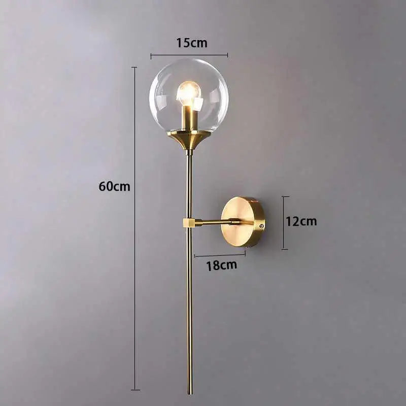 DecorBites™ Moroccan Glass Wall Sconce