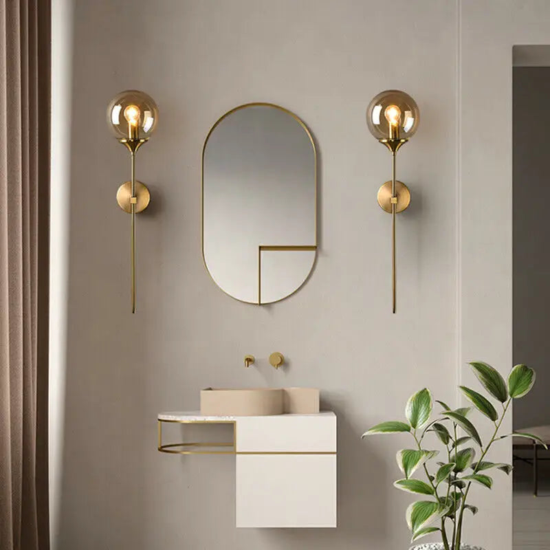 DecorBites™ Moroccan Glass Wall Sconce