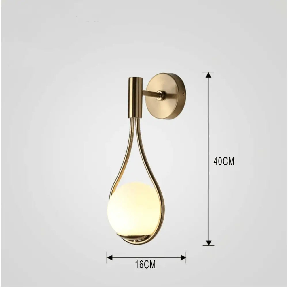 DecorBites™ Moroccan Gold Modern Nordic Wall Lamp