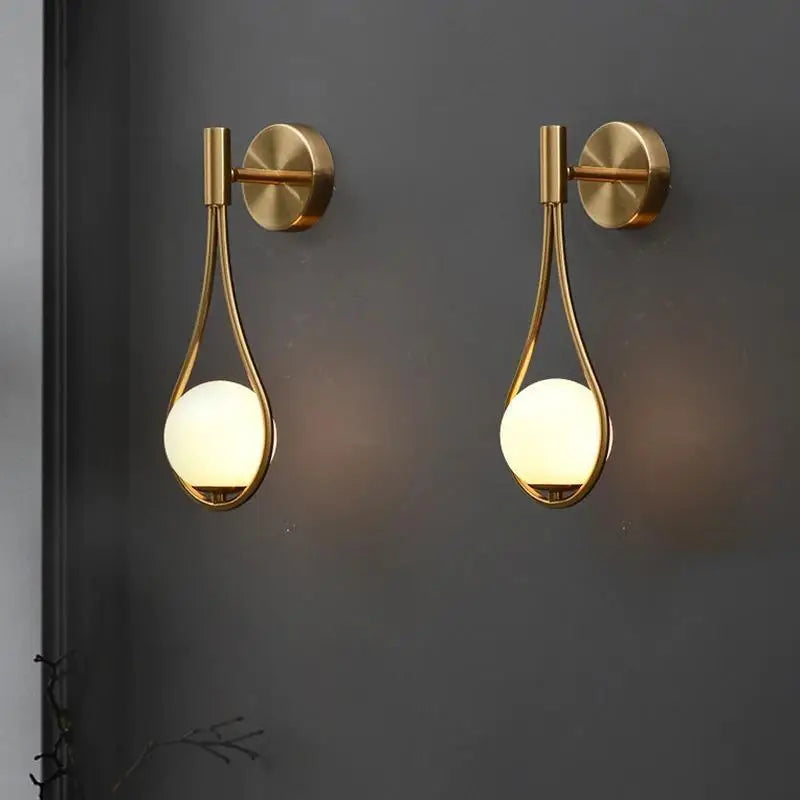 DecorBites™ Moroccan Gold Modern Nordic Wall Lamp