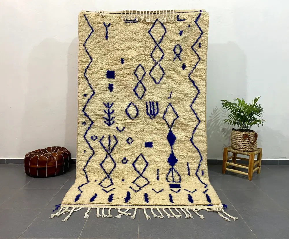 DecorBites™ Moroccan Handmade Azilal Rug 2.5m x 1.5m
