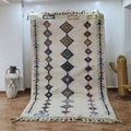 سجادة أزلال مغربية يدوية الصنع من DecorBites™ مقاس 2.5 م × 1.5 م