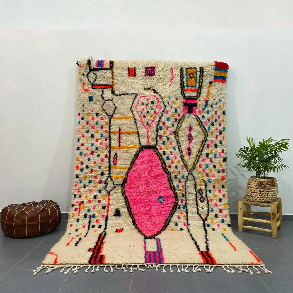 DecorBites™ Moroccan Handmade Azilal Rug 2.5m x 1.5m