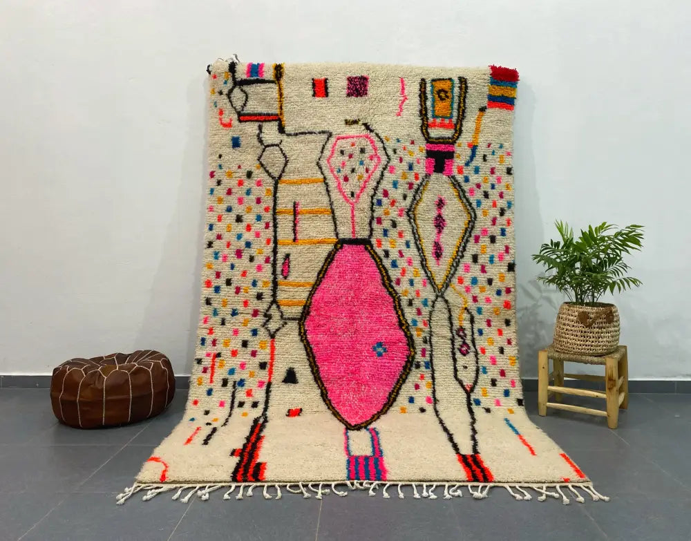 DecorBites™ Moroccan Handmade Azilal Rug 2.5m x 1.5m