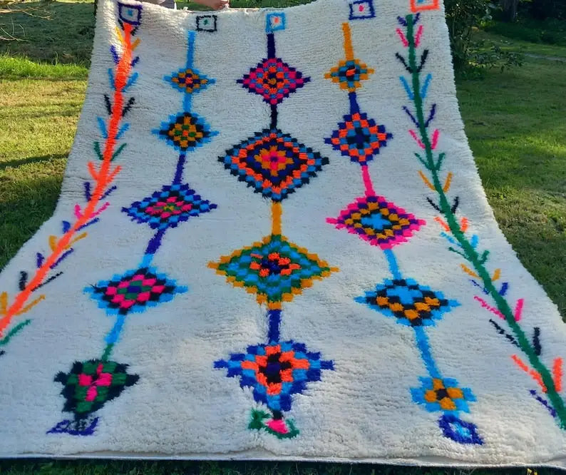 DecorBites™ Moroccan Handmade Azilal rug 2.5m x 1.5m