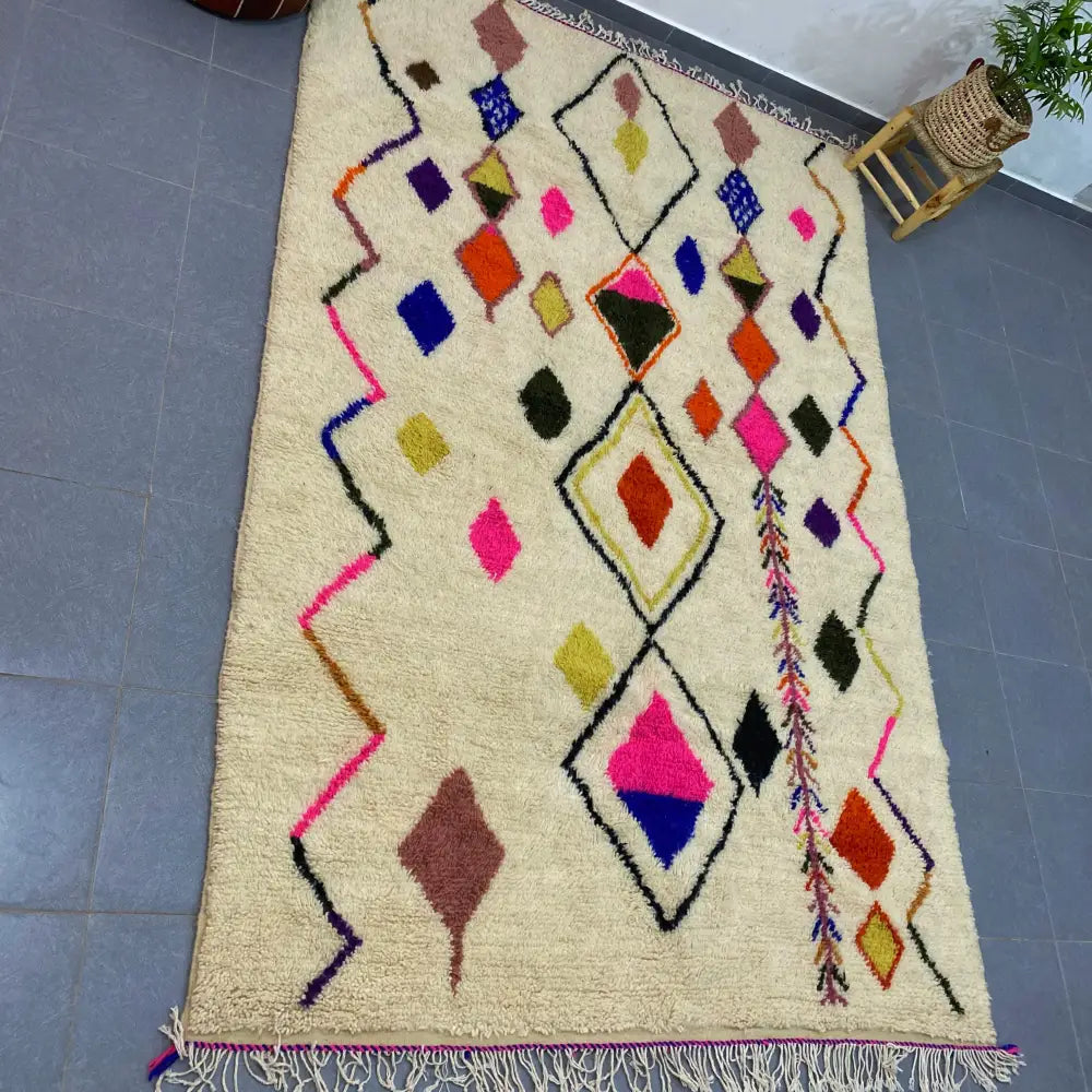DecorBites™ Moroccan Handmade Azilal Rug 3m x 2m