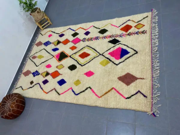 DecorBites™ Moroccan Handmade Azilal Rug 3m x 2m
