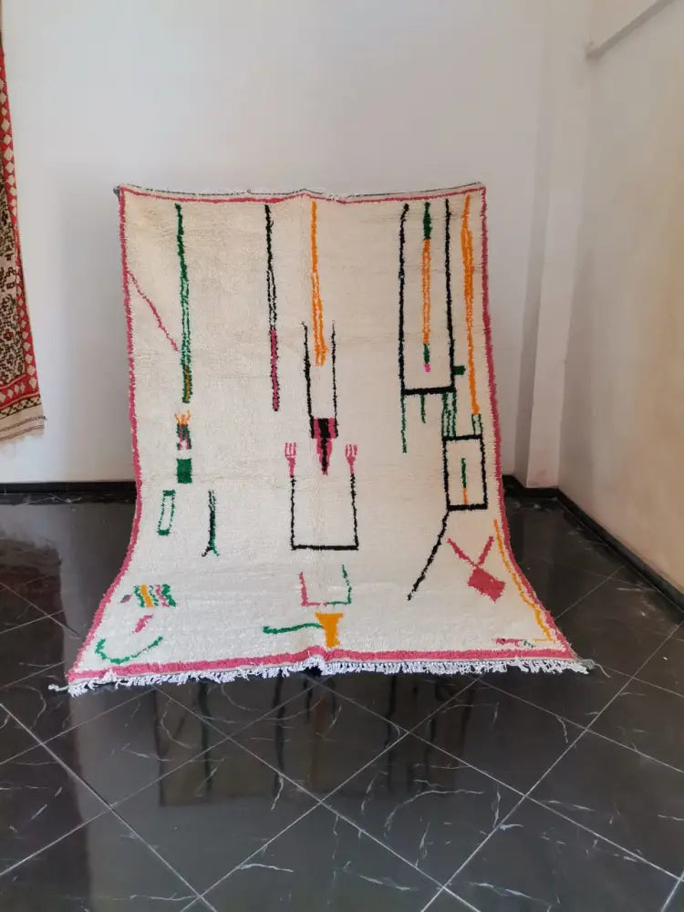 DecorBites™ Moroccan Handmade Azilal rug handmade