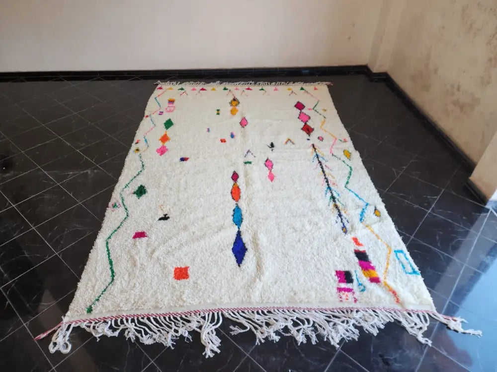 DecorBites™ Moroccan Handmade Azilal rug handmade
