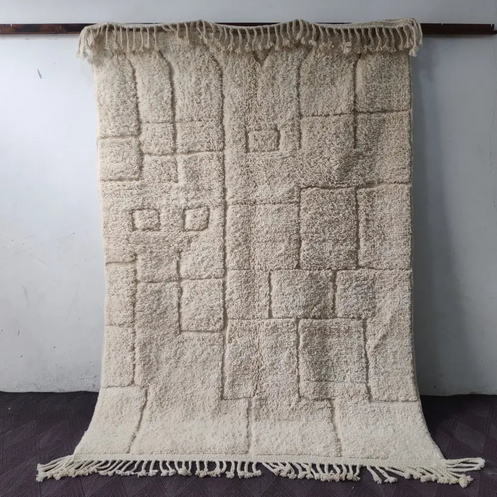 DecorBites™ Moroccan Handmade Beni Ouarain Carpet 2.5m x 1.5m