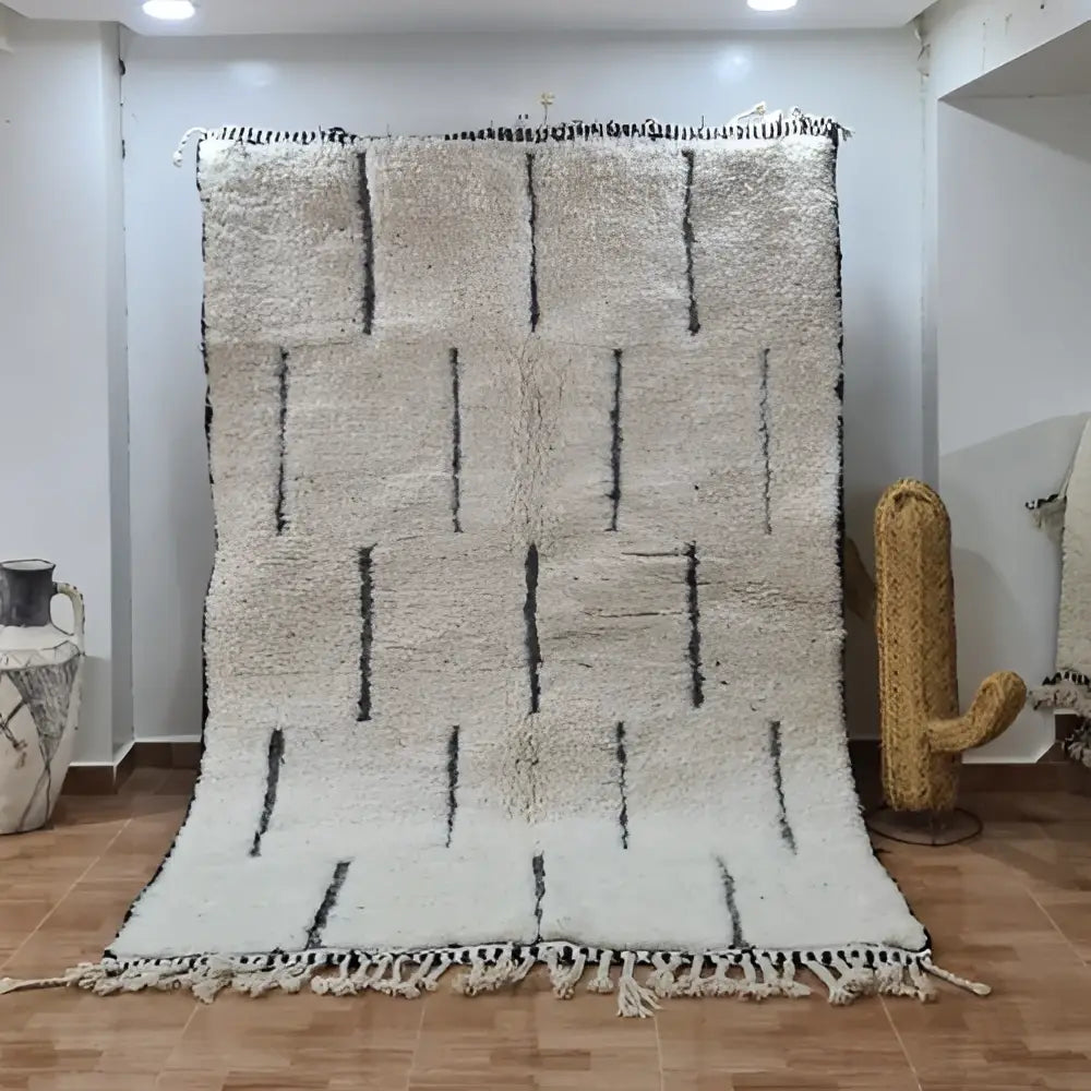 DecorBites™ Moroccan Handmade Beni Ouarain Rug 2.5m x 1.5m