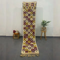 DecorBites™ Moroccan Handmade Beni Ouarain rug 2.7m x 0.7m
