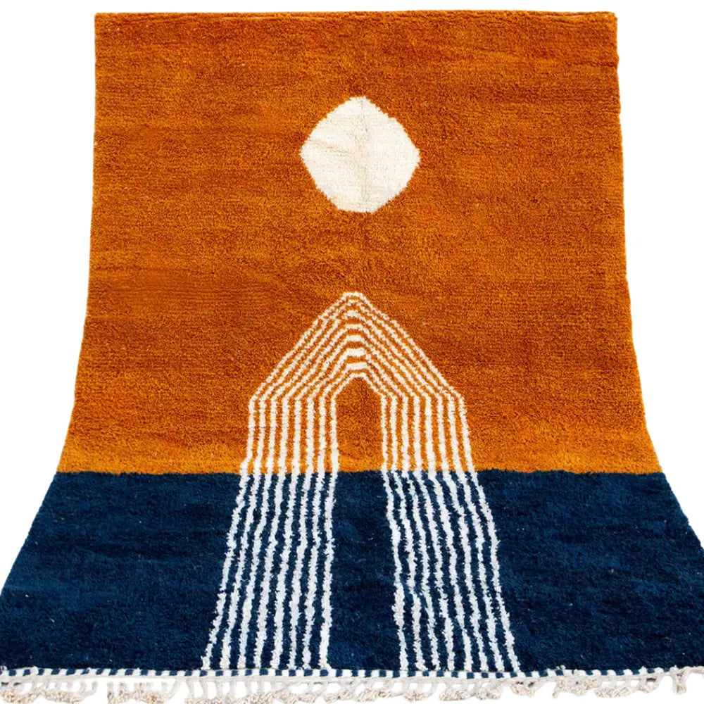 DecorBites™ Moroccan Handmade Handmade Beni Ouarain rug