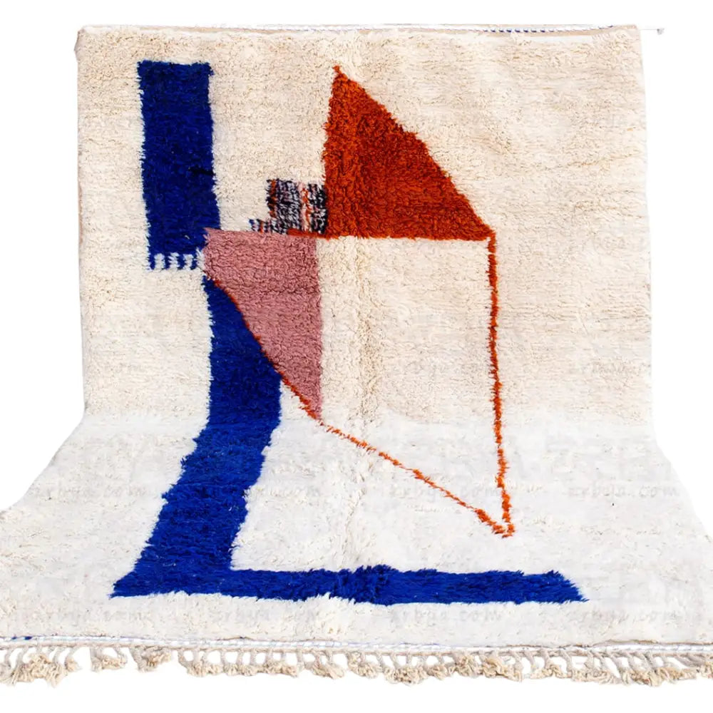 DecorBites™ Moroccan Handmade Handmade Beni Ouarain rug
