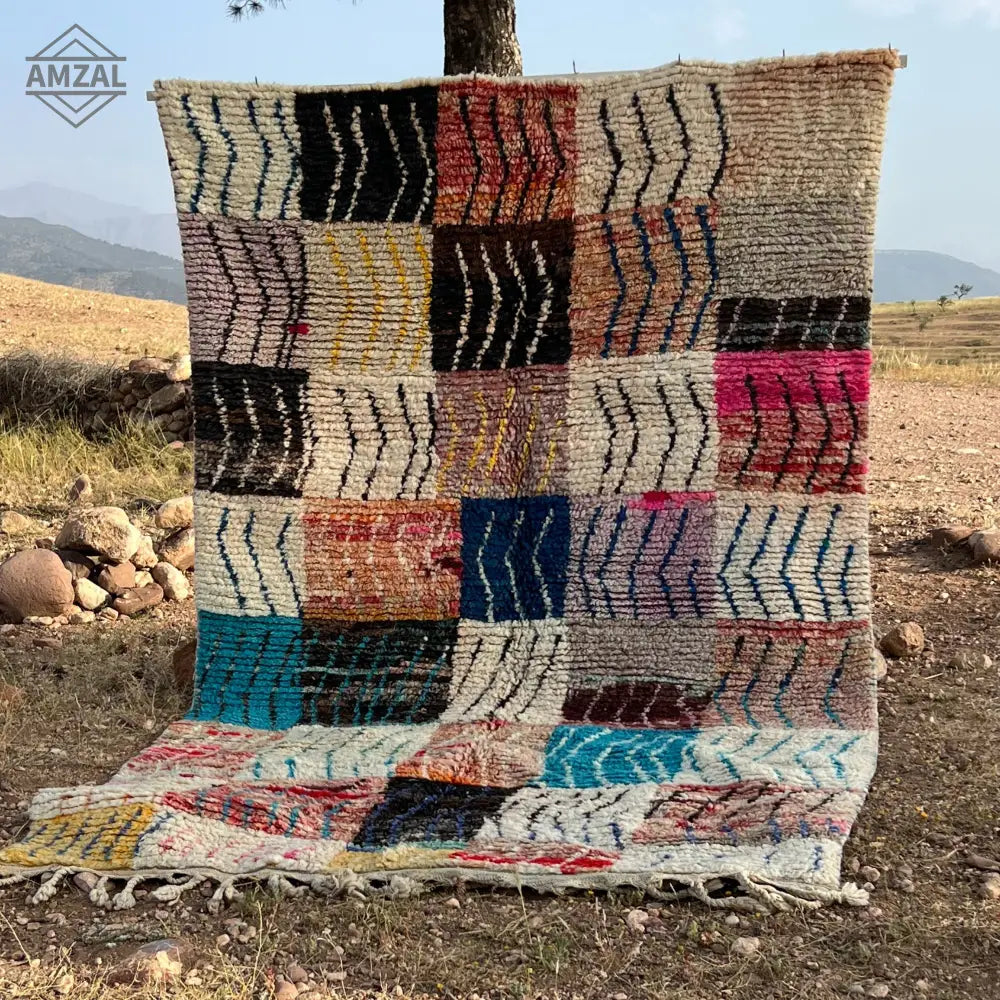 DecorBites™ Moroccan Handmade Boujaad Rug 3m x 2m
