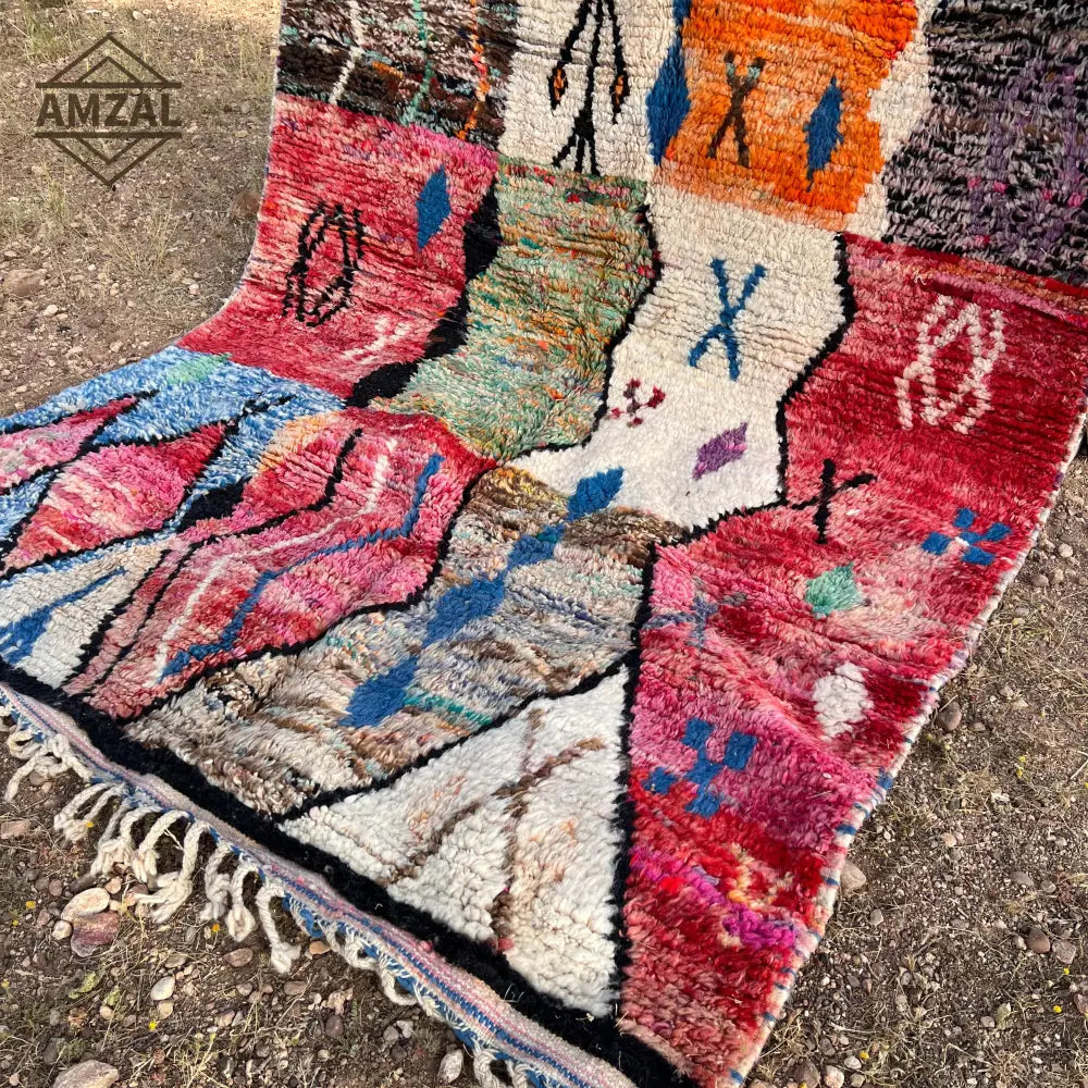 DecorBites™ Moroccan Handmade Boujaad Rug 3m x 2m