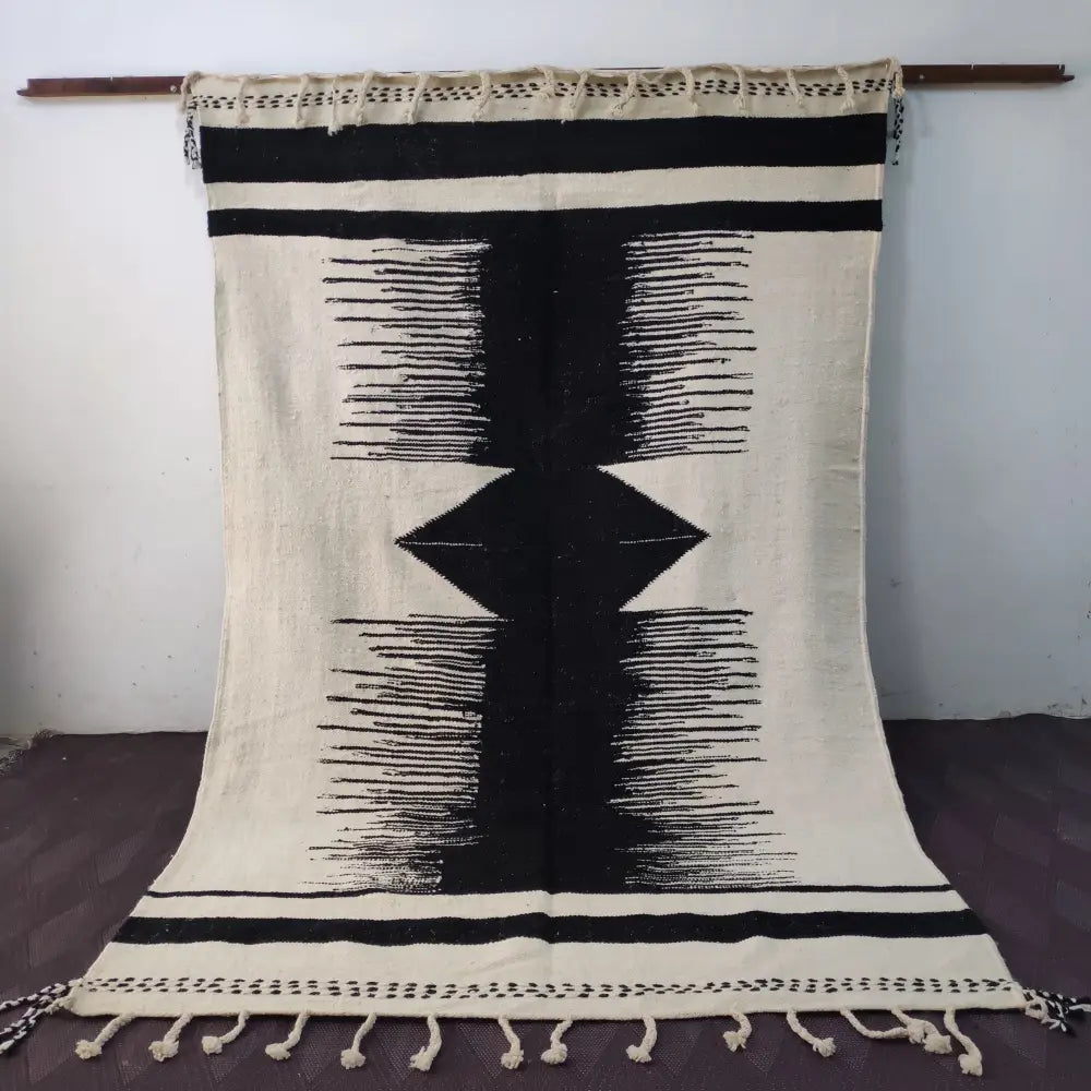 DecorBites™ Moroccan Handmade Hanbel rug made to order