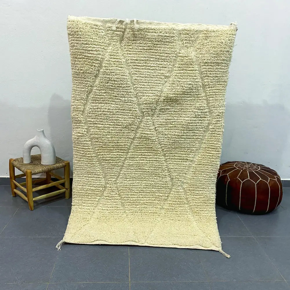 DecorBites™ Moroccan Handmade Rug Beni Ouarain 1.5m x 1m