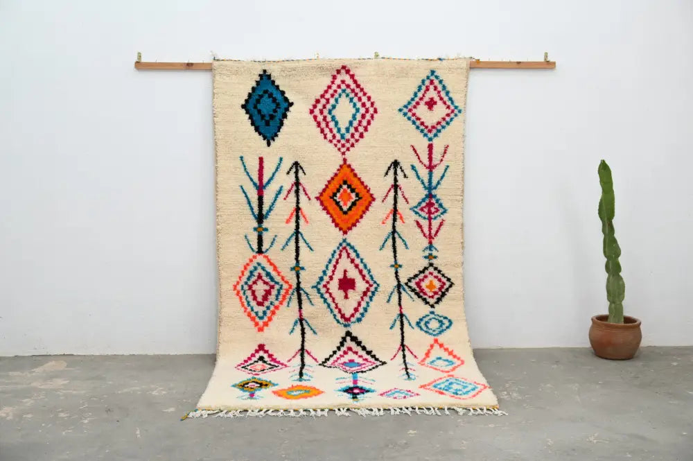 DecorBites™ Moroccan Handmade Traditional Azilal Carpet 272 X 147 Cm