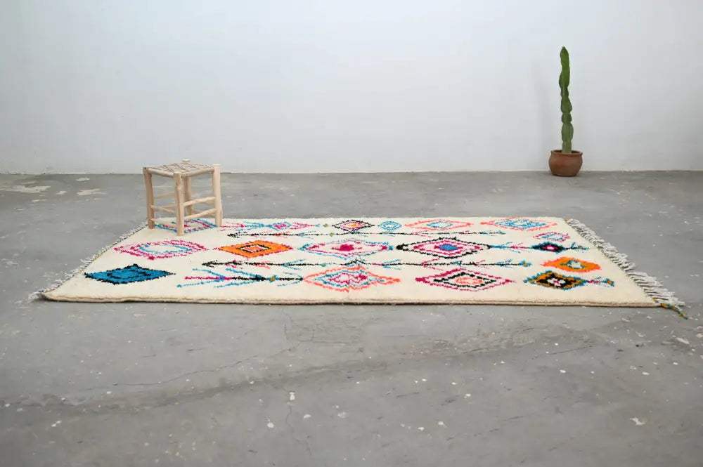 DecorBites™ Moroccan Handmade Traditional Azilal Carpet 272 X 147 Cm