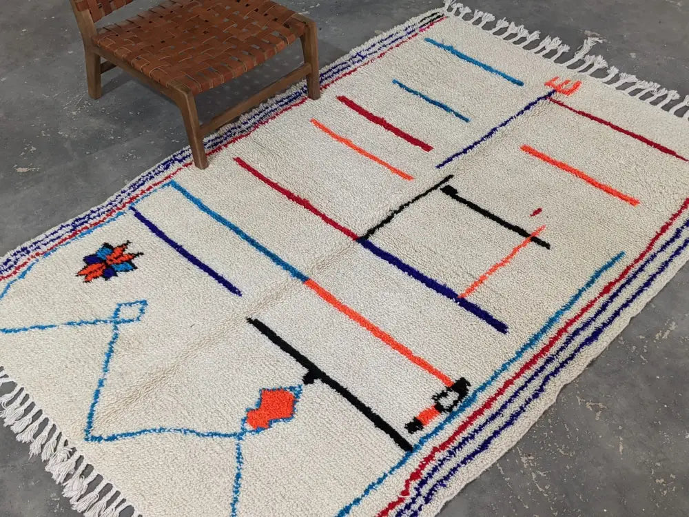 DecorBites™ Moroccan Handmade Traditional Azilal Rug 231 X 160 Cm.