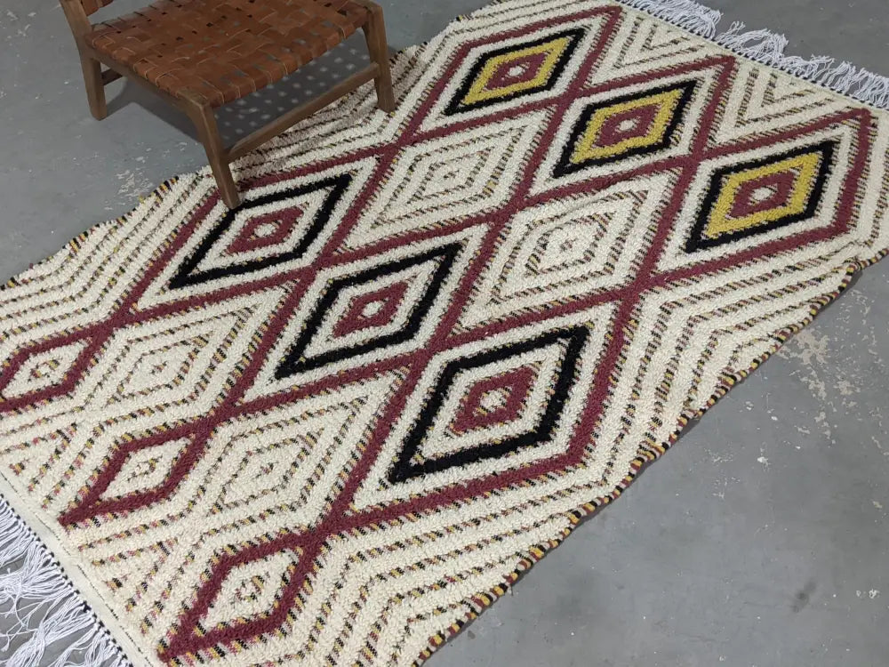 DecorBites™ Moroccan Handmade Traditional Azilal Rug 235 X 154 Cm