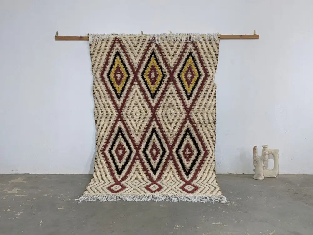 DecorBites™ Moroccan Handmade Traditional Azilal Rug 235 X 154 Cm