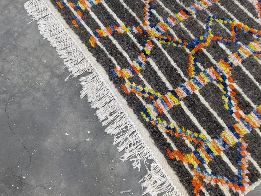 DecorBites™ Moroccan Handmade Traditional Azilal Rug 236 X 136 Cm