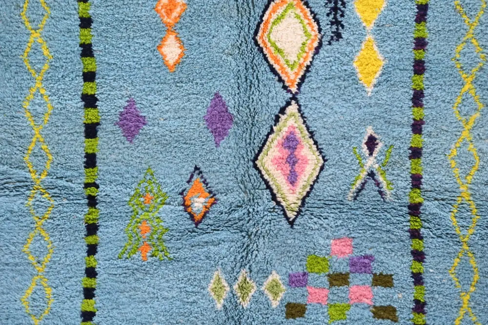 DecorBites™ Moroccan Handmade Traditional Azilal Rug 236 X 160 Cm