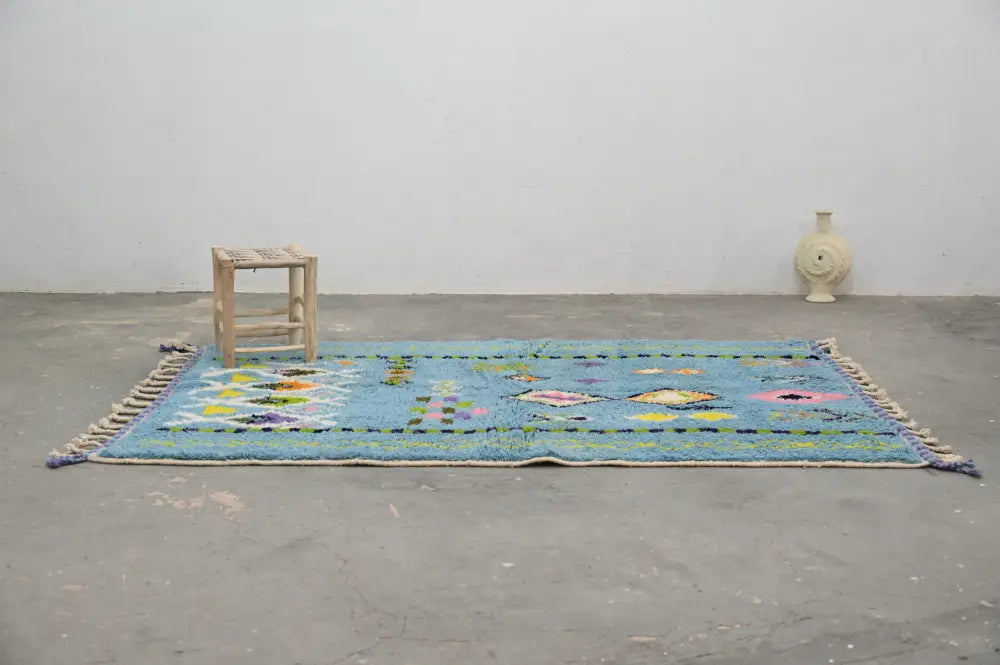DecorBites™ Moroccan Handmade Traditional Azilal Rug 236 X 160 Cm