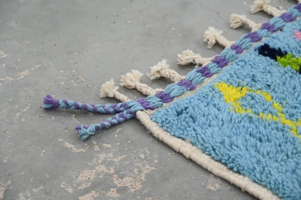DecorBites™ Moroccan Handmade Traditional Azilal Rug 236 X 160 Cm