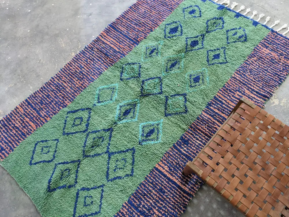 DecorBites™ Moroccan Handmade Traditional Azilal rug 243 X 157 cm