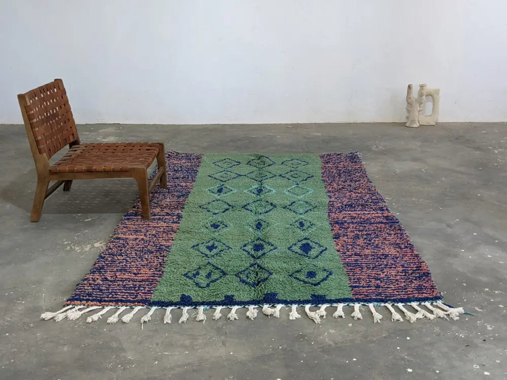 DecorBites™ Moroccan Handmade Traditional Azilal rug 243 X 157 cm