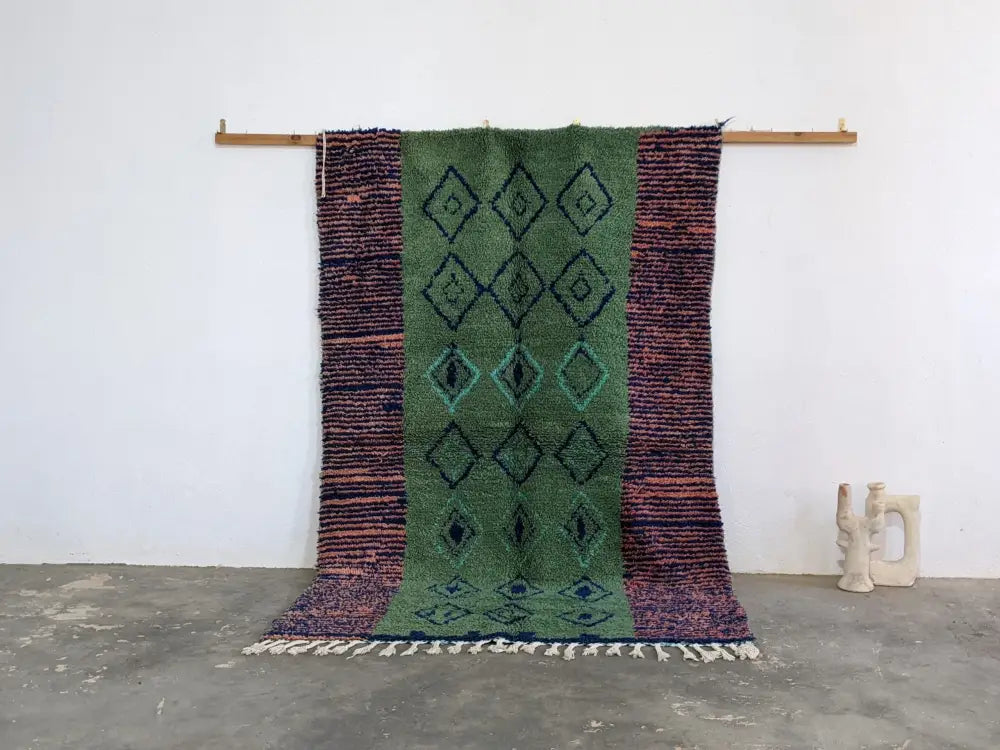 DecorBites™ Moroccan Handmade Traditional Azilal rug 243 X 157 cm