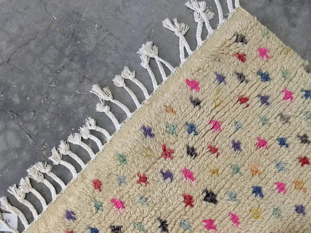 DecorBites™ Moroccan Handmade Traditional Azilal Rug 244 X 148 Cm